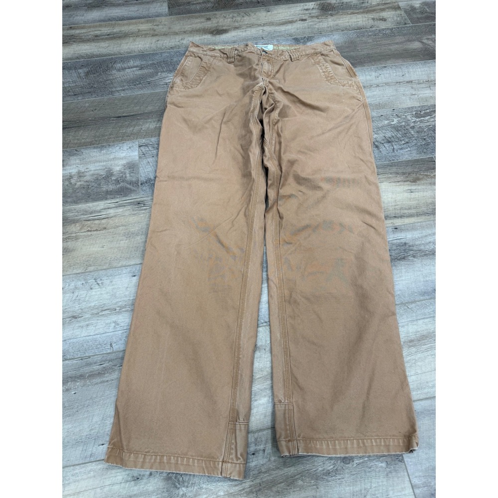 Mountain Khakis Relaxed Fit Canvas Work Pants Mens 38x36 Brown Cotton 11101